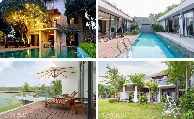 Top 15 Biệt thự Flamingo Đại Lải villa có hồ bơi view đẹp cho thuê nguyên căn