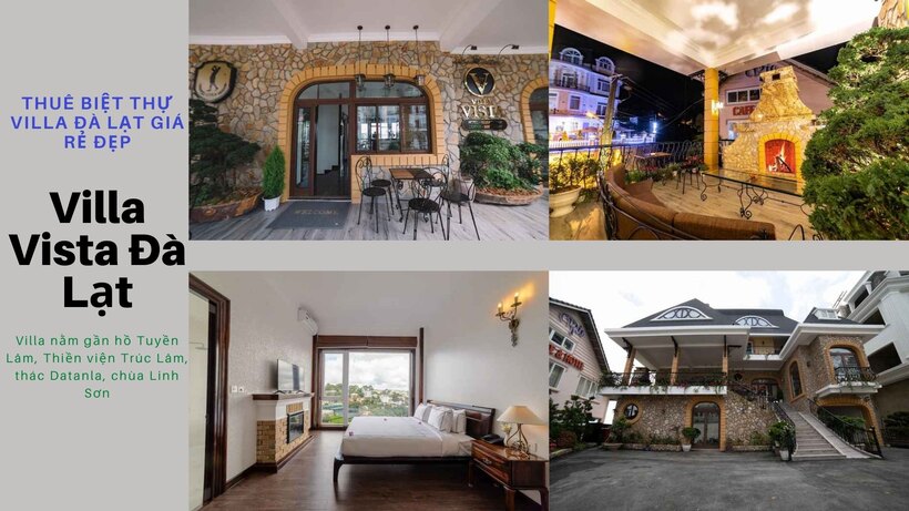 Top 20 Biệt thự villa Đà Lạt phong cách Pháp cổ điển cho thuê nguyên căn