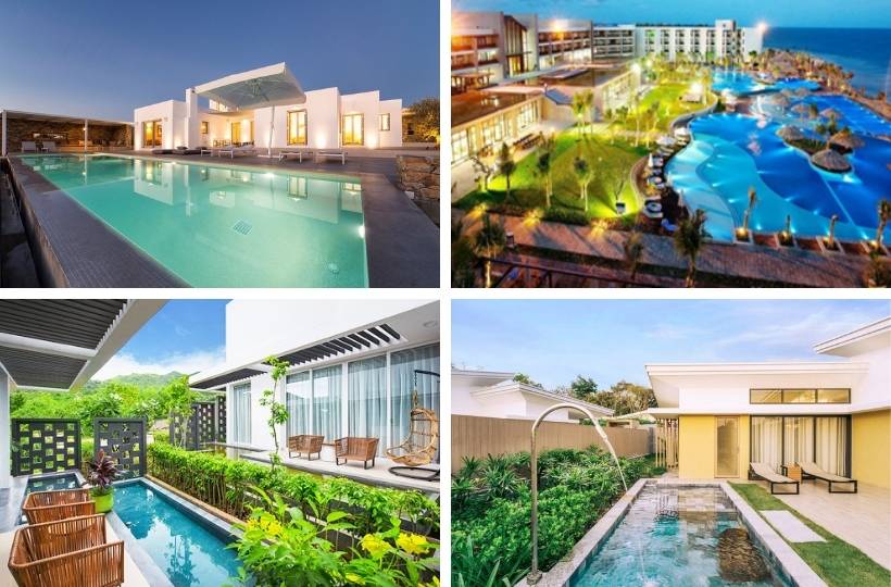 20 Resort biệt thự villa Hồ Tràm Hồ Cốc Long Hải Bình Châu view biển đẹp