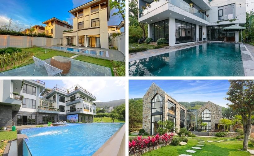 Top 20 Biệt thự villa resort gần Hà Nội quanh ngoại thành giá rẻ view đẹp