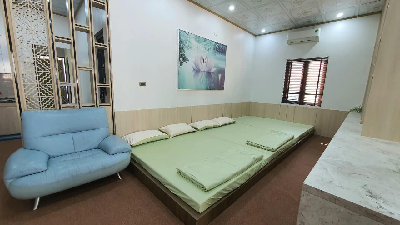 Không gian phòng nghỉ 99 villa Mộc Châu
