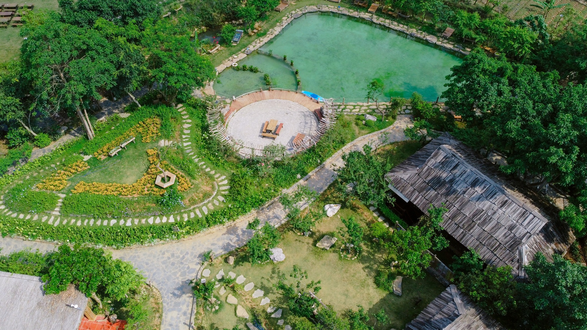Toàn cảnh không gian Natalie Villa Mộc Châu
